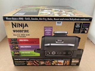 NINJA WOODFIRE ELECTRIC BBQ GRILL & SMOKER - RRP £200: LOCATION - J15