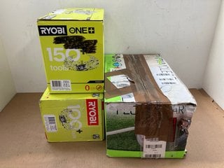 3 X ASSORTED TOOLS TO INCLUDE RYOBI ONE PLUS 18V CIRCULAR SAW - MODEL: R18CS-0: LOCATION - J15