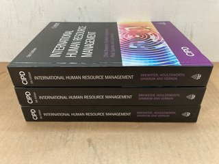 3 X 5TH EDITION INTERNATIONAL HUMAN RESOURCE MANAGEMENT BOOKS: LOCATION - J16