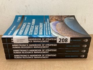 4 X MICHAEL ARMSTRONG ARMSTRONG'S HANDBOOK OF STRATEGIC HUMAN RESOURCE MANAGEMENT BOOKS: LOCATION - J16