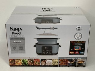 NINJA FOODI POSSIBLE COOKER 8 IN 1 SLOW COOKER IN GREY MODEL: MC1001UK - RRP £119: LOCATION - FRONT BOOTH