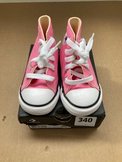 CONVERSE ALL STAR INFANT SHOES IN PINK - UK SIZE 6: LOCATION - I16