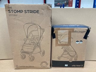 BABY JOGGER CITY TOUR 2 BABY STROLLER - RRP £200 TO INCLUDE ICKLE BUBBA THE STOMP STRIDE BABY STROLLER - RRP £219: LOCATION - I15