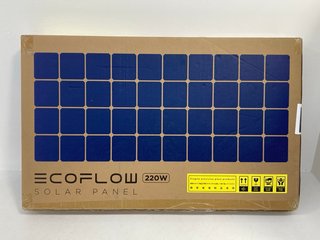 ECOFLOW EF-FLEX-220B 220W SOLAR PANEL - RRP £449.99: LOCATION - FRONT BOOTH