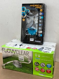 BESTWAY HYDRO-PRO FLOWTECH SNORKELING MASK TO ALSO INCLUDE BESTWAY FLOW CLEAR POOL HEATER: LOCATION - I2