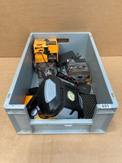 QTY OF ASSORTED ITEMS TO INCLUDE ANALOGUE TYRE INFLATOR: LOCATION - H2