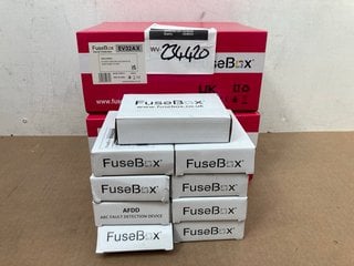 2 X FUSEBOX EV32AX EV DIST 100A MS+32A 30MA 2P MINI RCBO CIRCUITS TO ALSO INCLUDE 9 X FUSE BOX RTA063230B RCBO CIRCUITS: LOCATION - H5