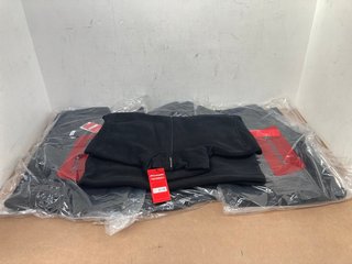 4 X RESULT FULL ZIP FLEECES IN BLACK - UK S: LOCATION - H5