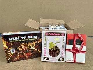 QTY OF ASSORTED BOOKS TO INCLUDE BITMAP BOOKS PRESENTS RUN N GUN A HISTORY OF ON-FOOT SHOOTERS: LOCATION - H11