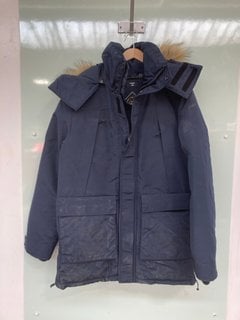 SUPERDRY CODE XPD EVEREST PARKA IN NAVY UK SIZE M - RRP £149.99: LOCATION - H14