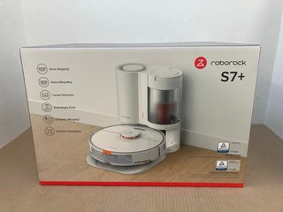 ROBOROCK S7+ ROBOT VACUUM 3.47L BAGLESS WHITE - RRP £549.99: LOCATION - H16