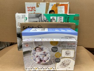 5 X ASSORTED BABY ITEMS TO INCLUDE BRIGHT STARTS JUNEBERRY WALK-A-BOUT WALKER: LOCATION - E3