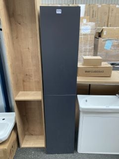 (COLLECTION ONLY) WALL HUNG 2 DOOR BATHROOM CABINET IN ANTHRACITE 1450 X 300 X 260MM - RP £325: LOCATION - A6