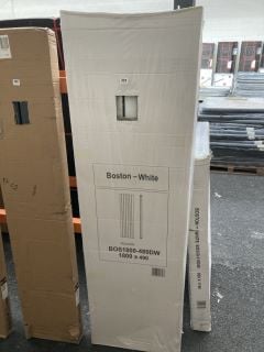 WHITE VERTICAL DOUBLE FLAT PANEL RADIATOR 1800 X 490MM - RRP £525: LOCATION - B5 ISLAND