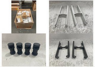 QTY OF ASSORTED FEET FOR COLUMN RADIATORS - RRP £250: LOCATION - RACKING 1