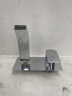 WALL MOUNTED BASIN MIXER IN CHROME WITH SPOUT - RRP £315: LOCATION - RACKING 2