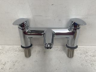 DECK MOUNTED BATH FILLER IN CHROME - RRP £265: LOCATION - RACKING 2