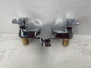 DECK MOUNTED LEVER ACTION BATH FILLER IN CHROME - RRP £245: LOCATION - RACKING 2