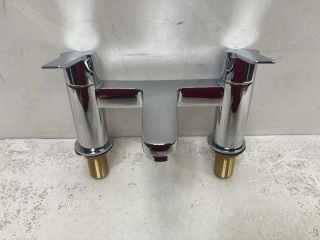 DECK MOUNTED BATH FILLER IN CHROME - RRP £295: LOCATION - RACKING 2