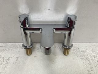 DECK MOUNTED BATH FILLER IN CHROME - RRP £295: LOCATION - RACKING 2