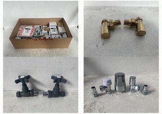 QTY OF ASSORTED RADIATOR VALVES - RRP £150: LOCATION - RACKING 2