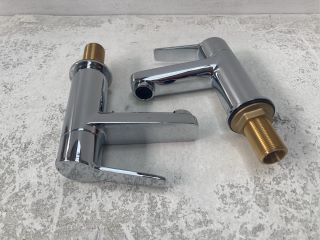 PAIR OF ALL CHROME BATH FILLER TAPS - RRP £225: LOCATION - RACKING 3