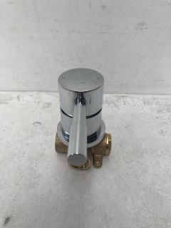 EXPOSED MANUAL SHOWER VALVE IN CHROME - RRP £215: LOCATION - RACKING 4