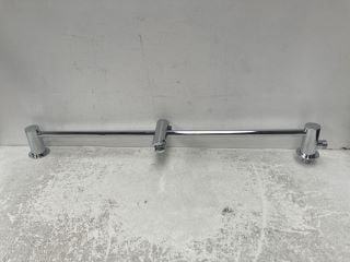 SHOWER SLIDE RAIL KIT IN CHROME - RRP £90: LOCATION - RACKING 4