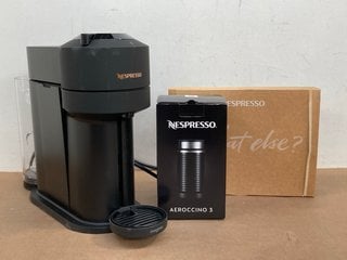 NESPRESSO VERTUO NEXT AUTOMATIC POD COFFEE MACHINE MAGIMIX IN DARK GREY - MODEL 11707 - RRP £150: LOCATION - C8