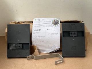 BOX OF ERIC TILE SOLAR SLATE PLATES - RRP £106: LOCATION - WA3