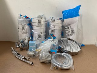 QTY OF ASSORTED PLUMBING ITEMS TO INCLUDE 3 X PACKS OF OUTLET FLEXIBLE WC CONNECTORS - SIZE 4"/110MM: LOCATION - WA3