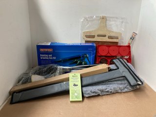 QTY OF ASSORTED HARDWARE ITEMS TO INCLUDE FAITHFULL QUALITY TOOLS POINTING AND GROUTING GUN KIT - MODEL 5023969265018: LOCATION - WA9