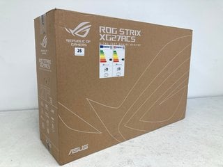 ASUS ROG STRIX 27" USB TYPE-C ULTRA-FAST GAMING MONITOR(SEALED) - MODEL XG27ACS - RRP £349: LOCATION - BOOTH