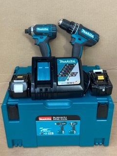 MAKITA DLX2131TJ 2 PIECE COMBO DRILL KIT - RRP: £ 265.00: LOCATION - A 16