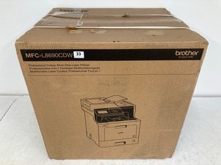 BROTHER ALL-IN-ONE WIRELESS LASER COLOUR PRINTER WITH FAX(SEALED) MODEL MFC-L8690CDW - RRP £490: LOCATION - BOOTH