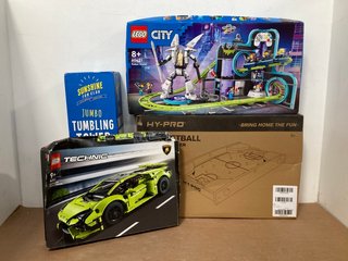 4 X CHILDRENS TOYS TO INCLUDE LEGO TECHNIC LAMBORGHINI: LOCATION - A 12