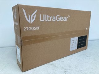 LG ULTRA-GEAR 27" FULL HD 165HZ AMD FREE-SYNC GAMING MONITOR(SEALED) - MODEL 27GQ50F - RRP £149: LOCATION - BOOTH