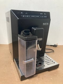 DELONGHI ELETTA CAPPUCCINO FULLY AUTOMATIC COFFEE MACHINE - TYPE: ECAM44.660.B: LOCATION - A 12