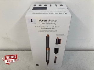 DYSON AIRWRAP COMPLETE LONG HAIR MULTI-STYLER & DRYER IN NICKEL/COPPER(SEALED) - MODEL HS05 - RRP £480: LOCATION - BOOTH