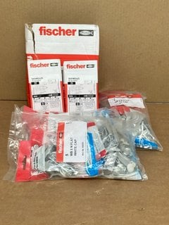 QTY OF FISCHER ITEMS TO INCLUDE TOILET PAN & BIDET SIDE FIXING SETS: LOCATION - A 6