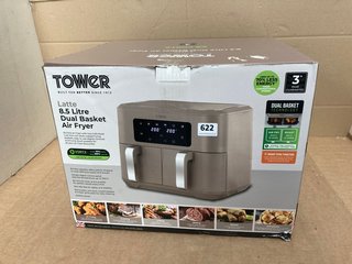 TOWER 8.5 LITRE DUAL BASKET AIR FRYER IN LATTE: LOCATION - B3