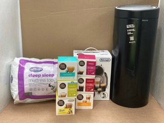 3 X ASSORTED HOUSEHOLD ITEMS TO INCLUDE DELONGHI DOLCE GUSTO MINI ME STARTER PACK: LOCATION - B5