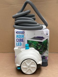 INTERPET AQUA CUBE LD 28L FISH TANK TO INCLUDE INTEX POOL CLEANER: LOCATION - B6