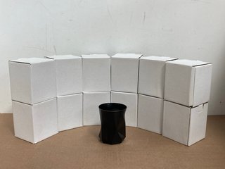 12 X LUXURY LONDON ANONYMOUS GEOMETRIC DESIGN SCENTED CANDLES IN BLACK: LOCATION - A1