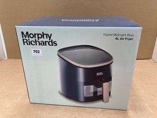 MORPHY RICHARDS DIGITAL 4L AIR FRYER IN MIDNIGHT BLUE - MODEL NO 480010: LOCATION - B9