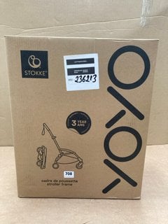 STOKKE YOYO STROLLER FRAME IN BLACK- RRP £339.00: LOCATION - B9