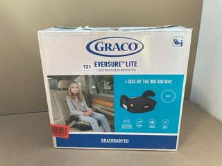 GRACO EVERSURE LITE I-SIZE BACKLESS BOOSTER SEAT IN NAVY: LOCATION - B10