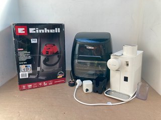 3 X ASSORTED HOUSEHOLD ITEMS TO INCLUDE EINHELL WET & DRY VACUUM CLEANER: LOCATION - B12