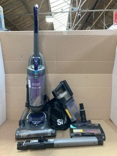 RUSSELL HOBBS ATHENA 2 PET UPRIGHT CORDED VACUUM CLEANER TO INCLUDE SHARK UPRIGHT CORDLESS VACUUM CLEANER: LOCATION - B14