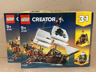 2 X LEGO CREATOR 3-IN-1 PIRATE SHIP SETS: LOCATION - B14